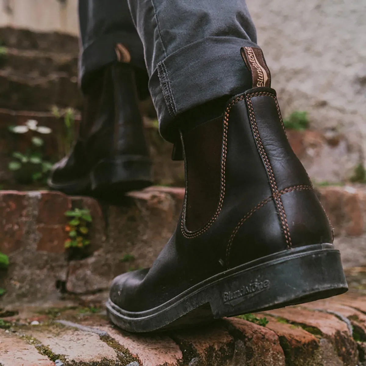 Men's Dress  Chelsea Boots  -  Stout Brown