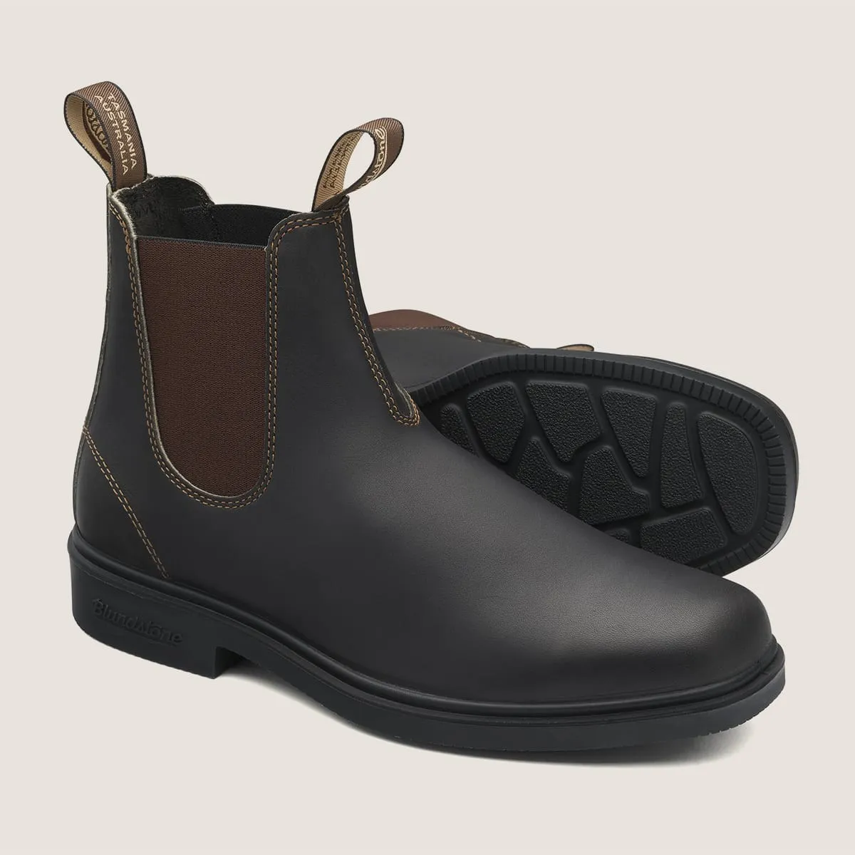 Men's Dress  Chelsea Boots  -  Stout Brown