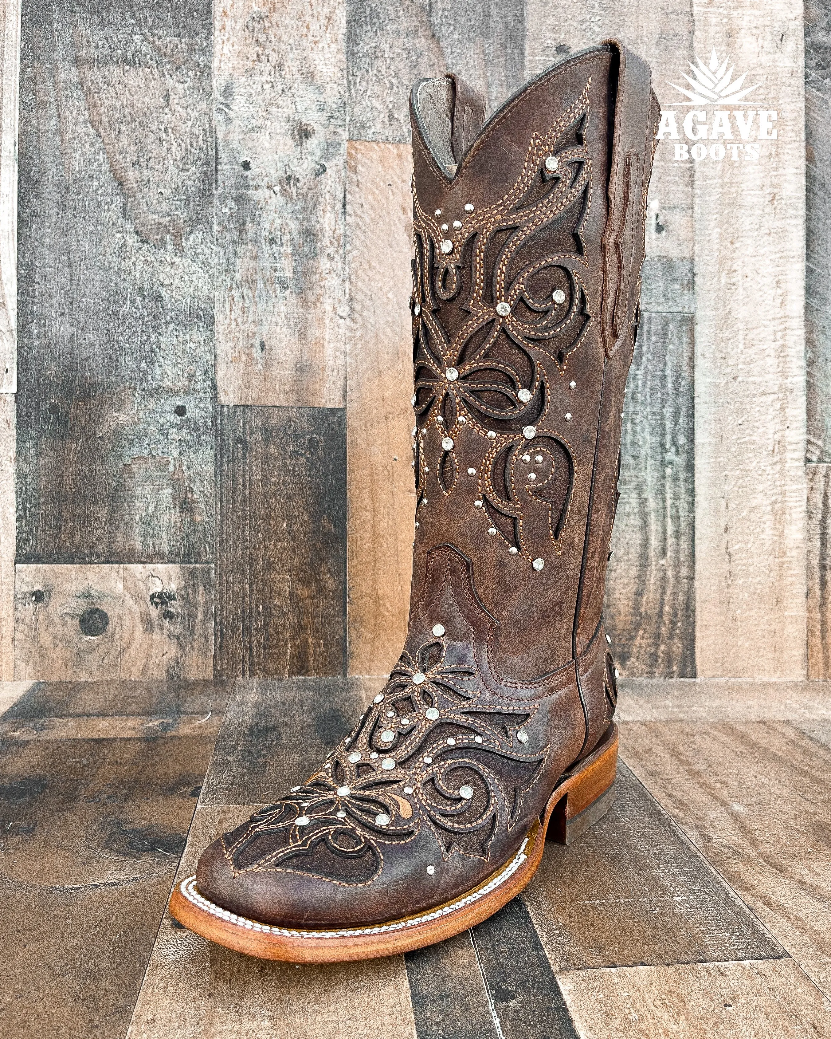 MIRANDA | WOMEN SQUARE TOE COWBOY BOOTS