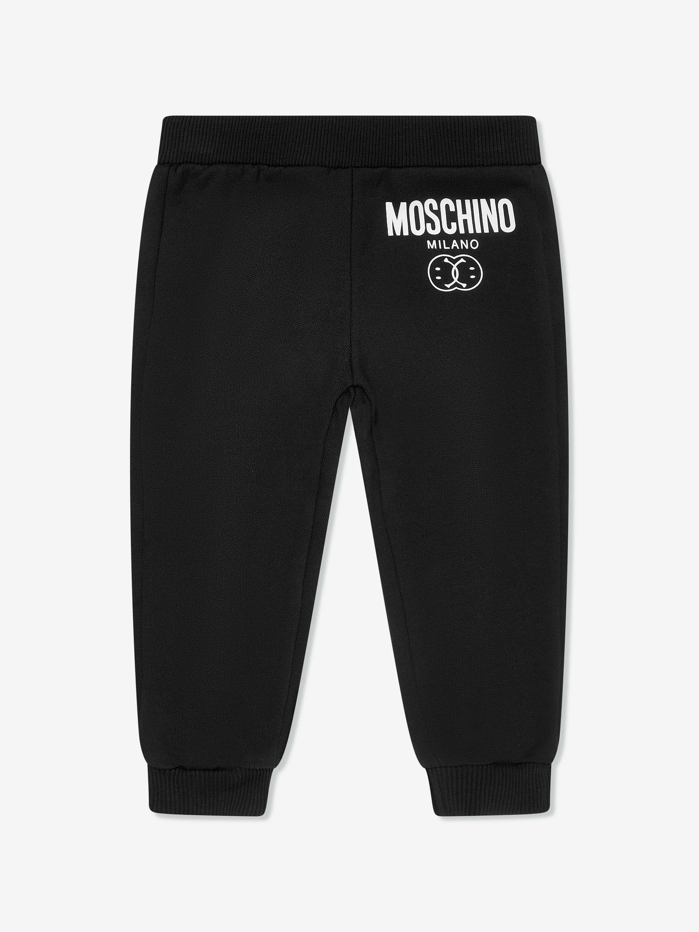 Moschino Baby Boys Milano Logo Tracksuit in Black