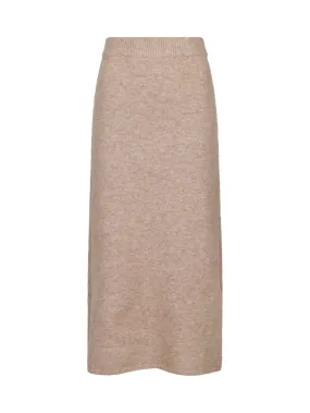 NEO NOIR SKIRT ASHANTI KNIT SAND MELANGE