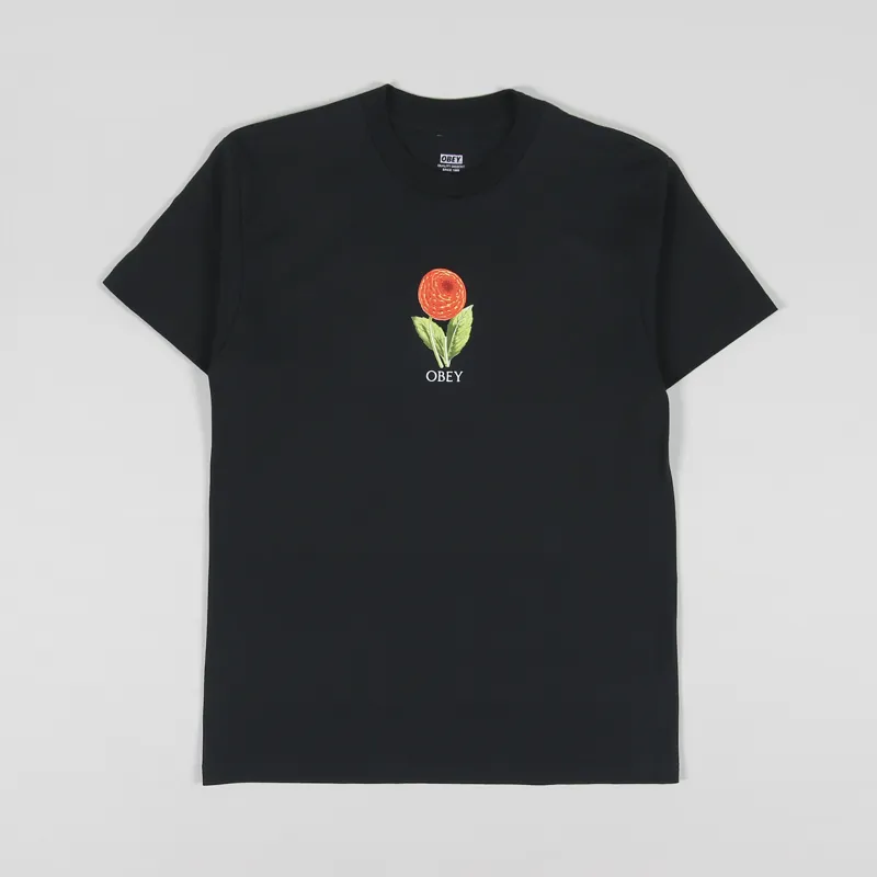 Obey Bulb T Shirt Black