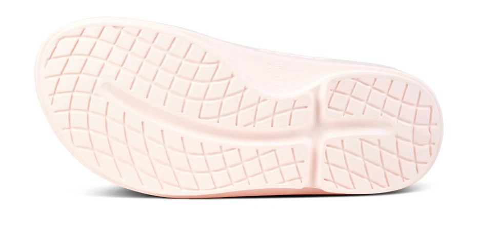 Oofos Women’s OOahh Sport Slide Sandals-Blush