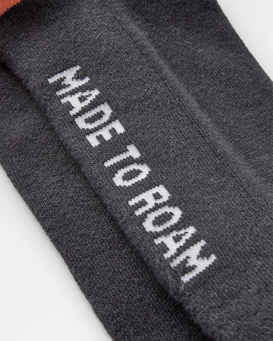 Organic Midweight Crew Socks - Charcoal