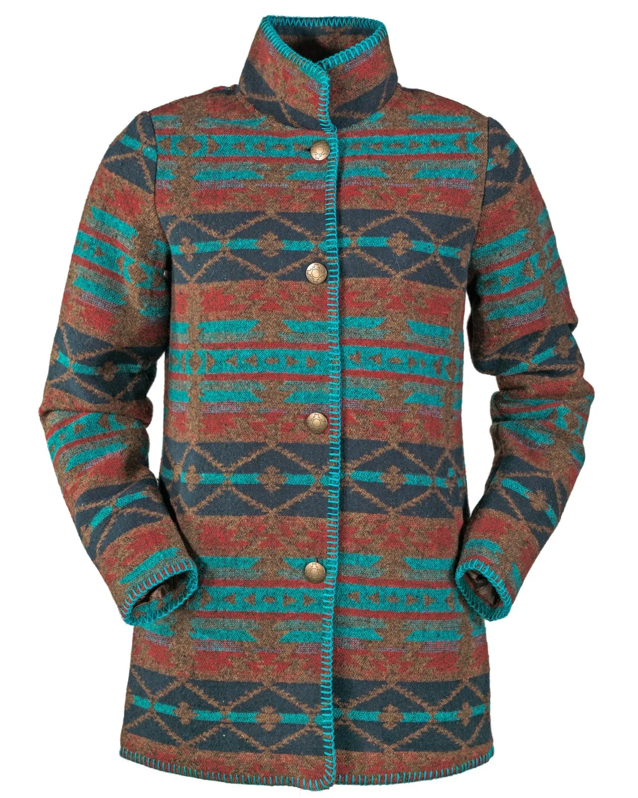 Outback Trading Women Moree Southwest Tapestry Jacket