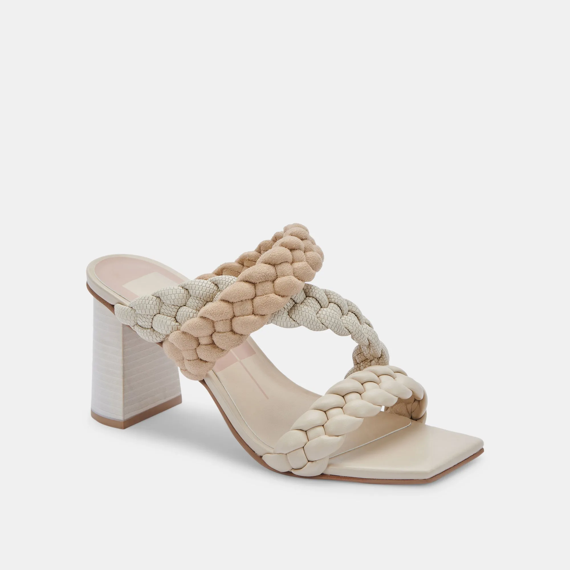 PARTHA HEELS IN IVORY MULTI STELLA - re:vita