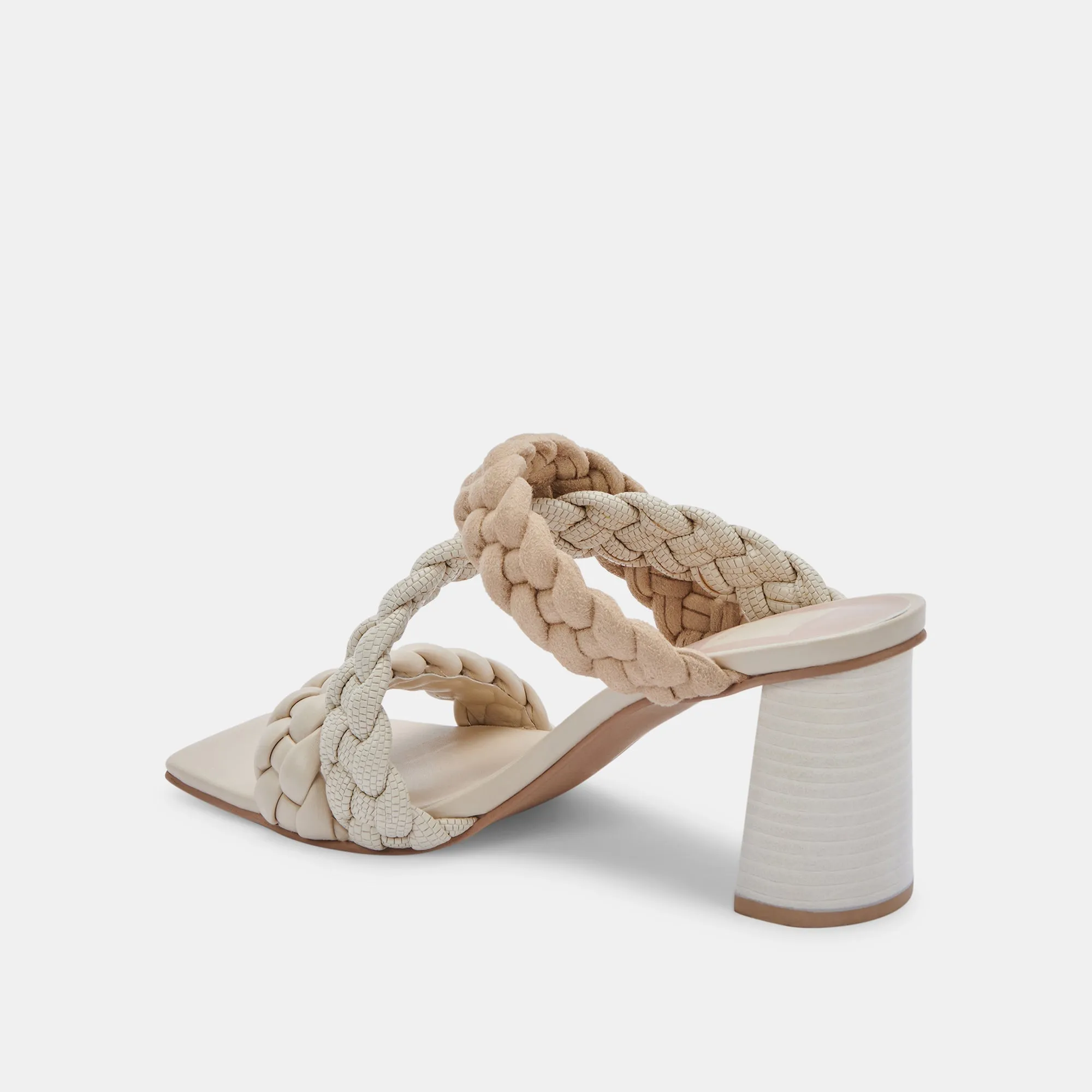 PARTHA HEELS IN IVORY MULTI STELLA - re:vita