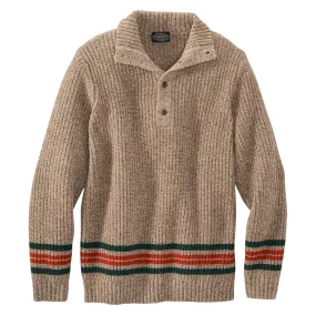 Pendleton Camp Stripe Henley Sweater