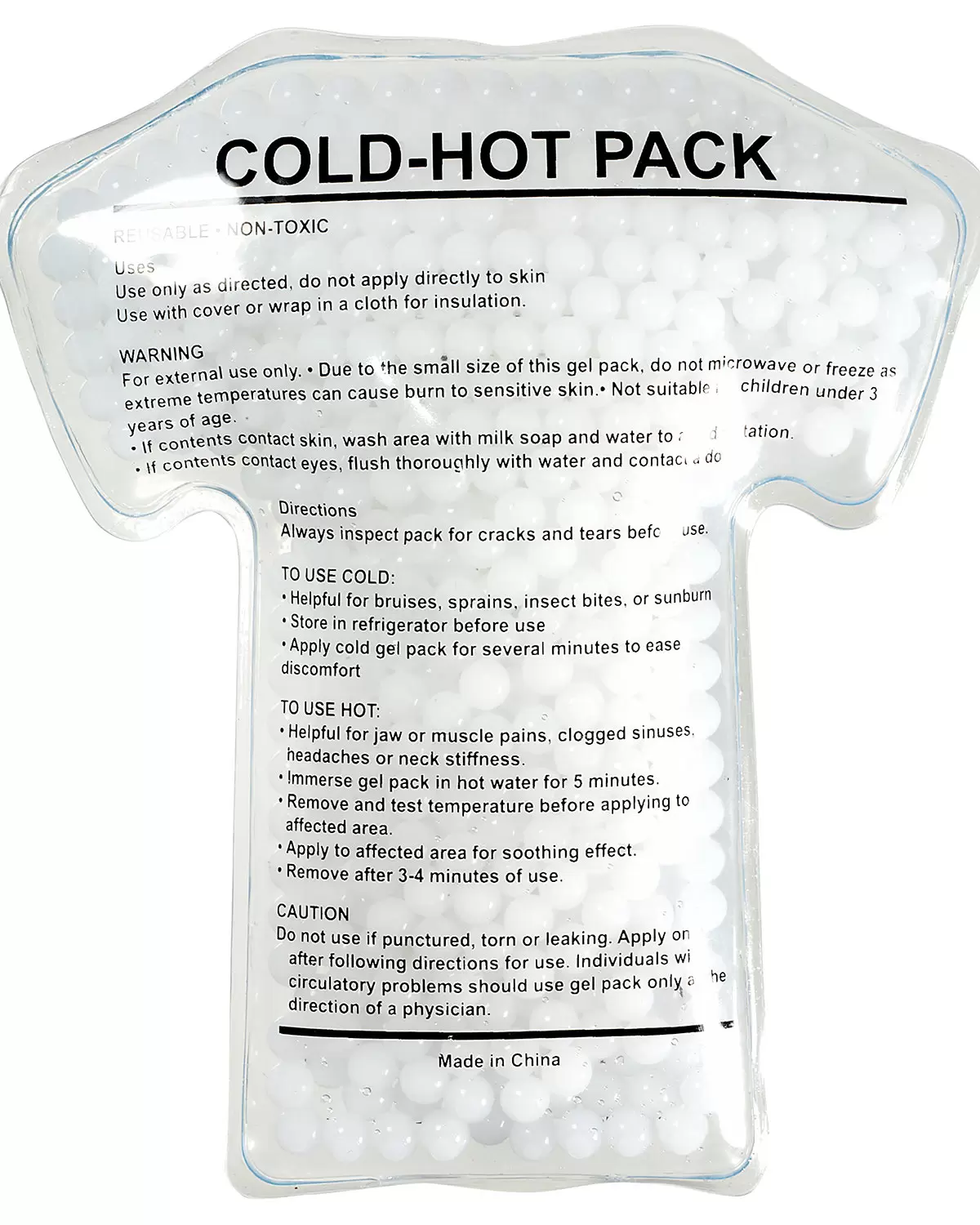 Promo Goods  PL-0592 Hot-Cold Gel Pack - Doctor Shape SKU: PL-0592