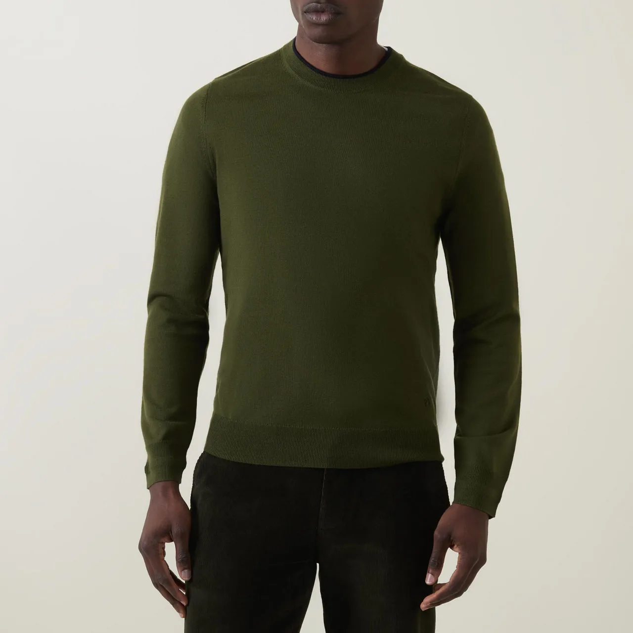 PS PAUL SMITH Embroidered Logo Sweater - Olive