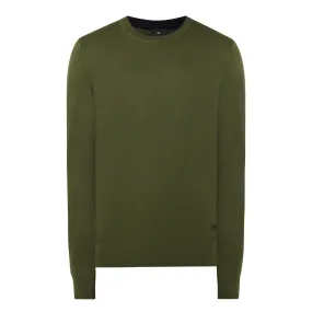 PS PAUL SMITH Embroidered Logo Sweater - Olive