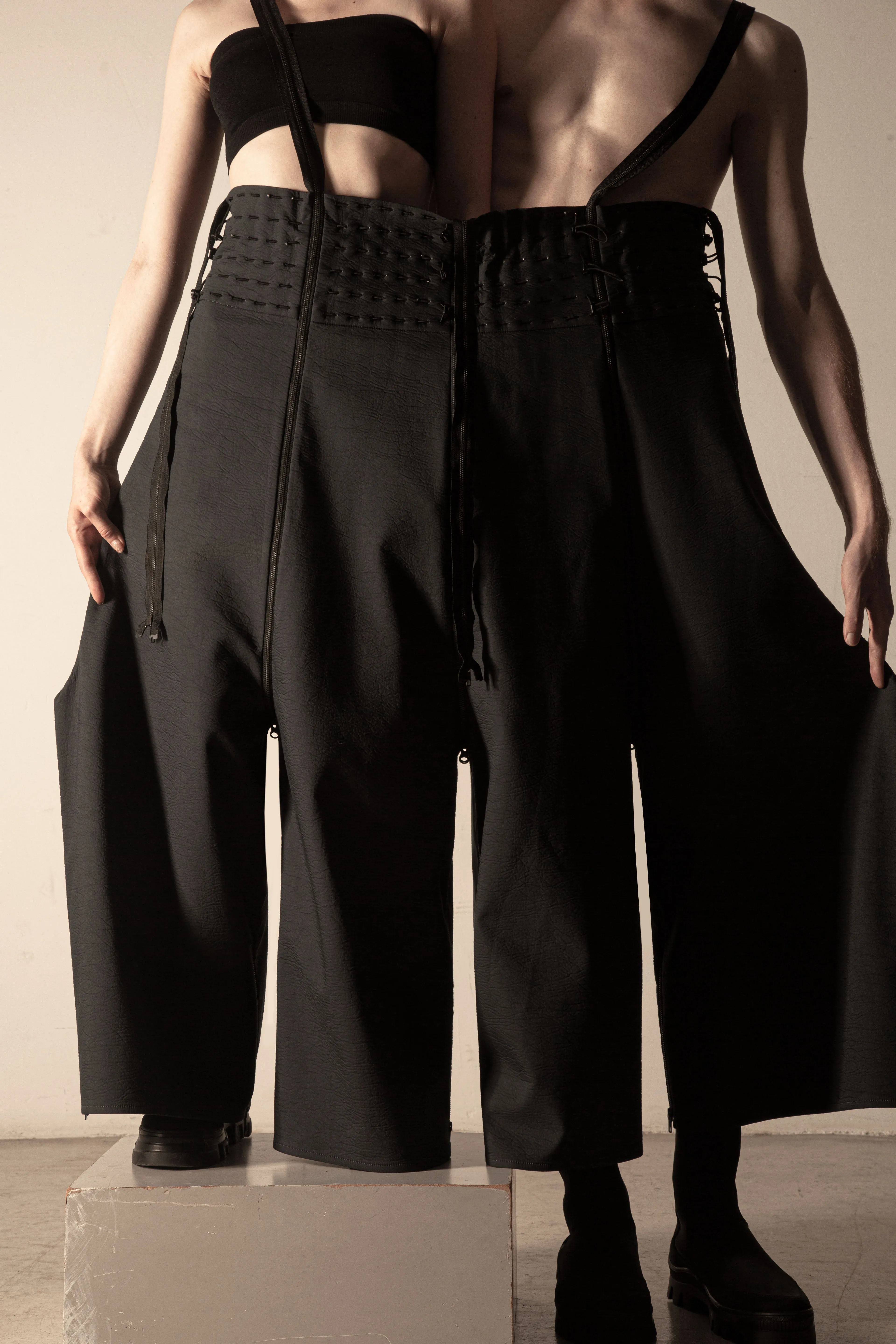 QUOTA 20+ -way transforming piece: jumpsuit/dress/hoodie/top/sleeves/trousers/skirt