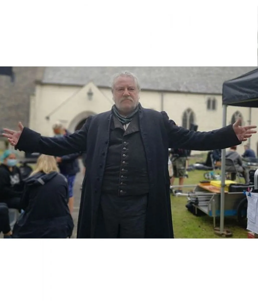 Ray Winstone Prizefighter Black Wool Coat