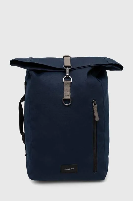 Sandqvist backpack Dante Vegan navy blue color SQA2372