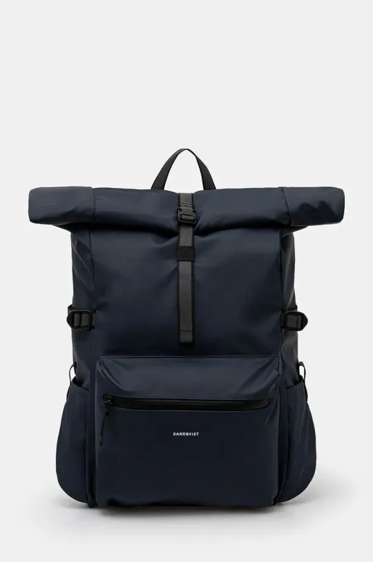 Sandqvist backpack Ruben 2.0 navy blue color smooth SQA2348