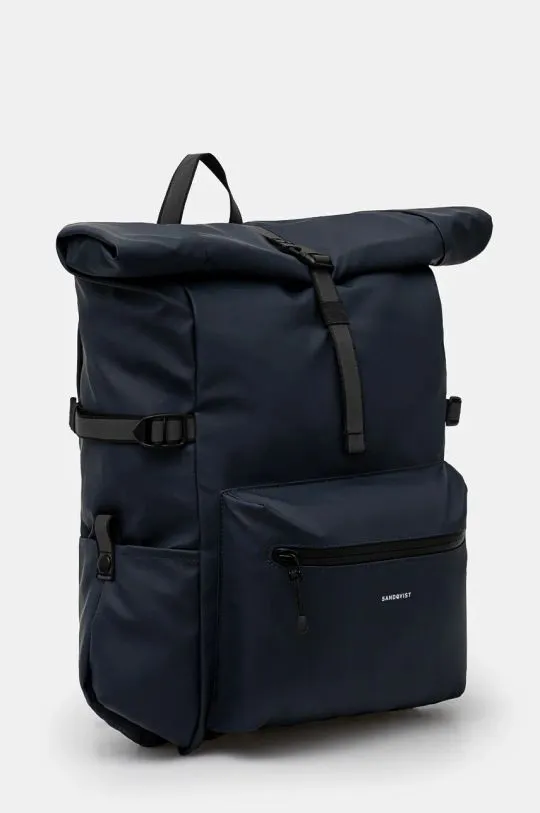 Sandqvist backpack Ruben 2.0 navy blue color smooth SQA2348