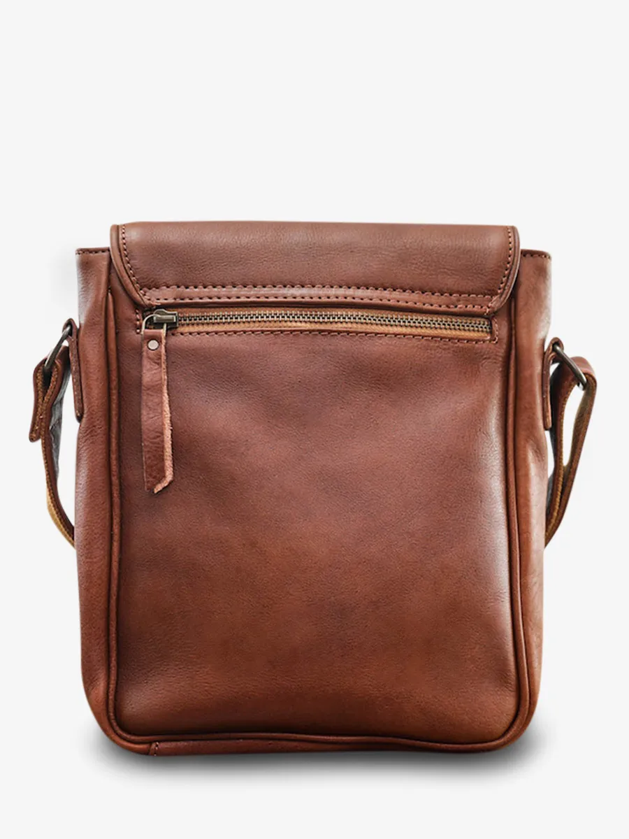 shoulder bags for men Brown - L'Aventurier Oil Brown | PAUL MARIUS