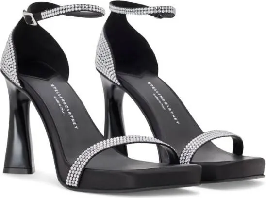 Stella McCartney Elsa crystal-embellishment sandals Black