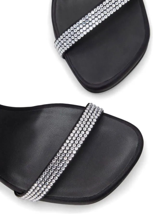 Stella McCartney Elsa crystal-embellishment sandals Black