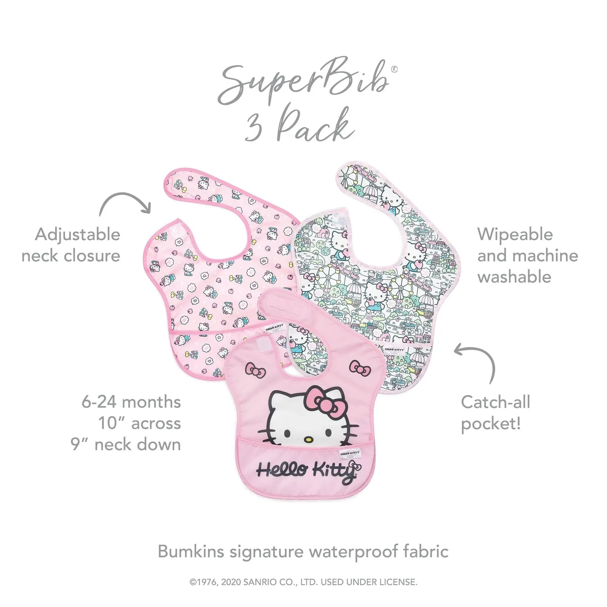 SuperBib 3 Pack: Hello Kitty