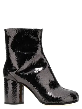 Tabi Broken Mirror Boots, Ankle Boots Black