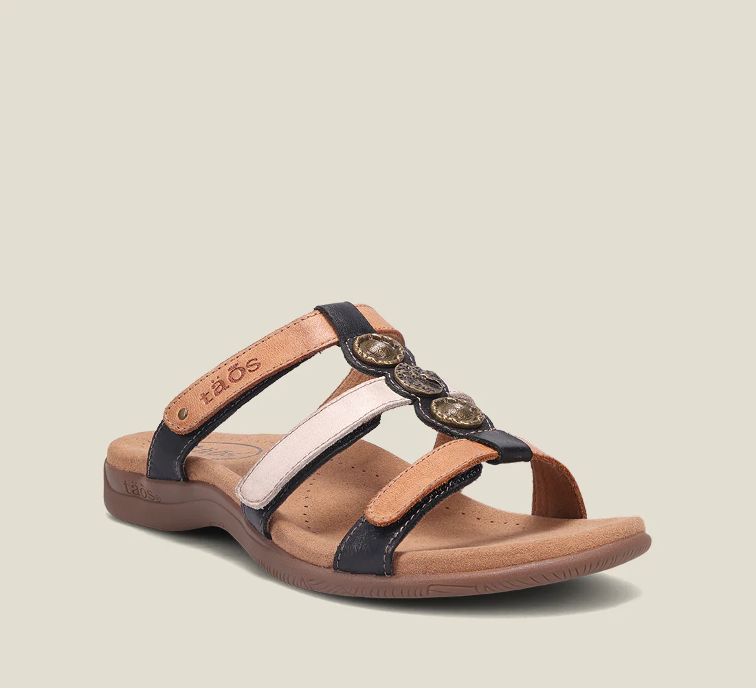 Taos Women’s Prize 4 Slide Sandals-Tan Multi