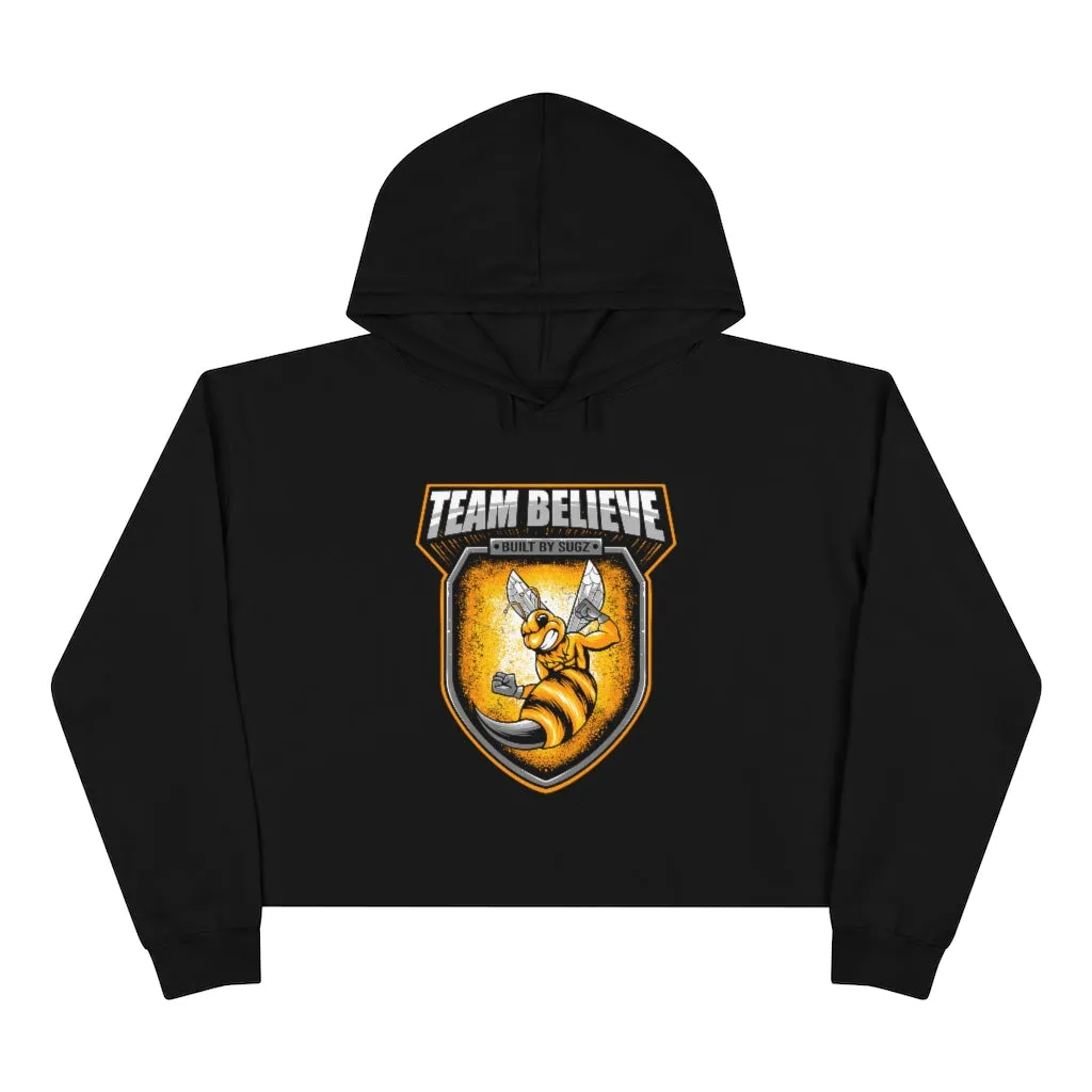 Team Believe Crop Hoodie