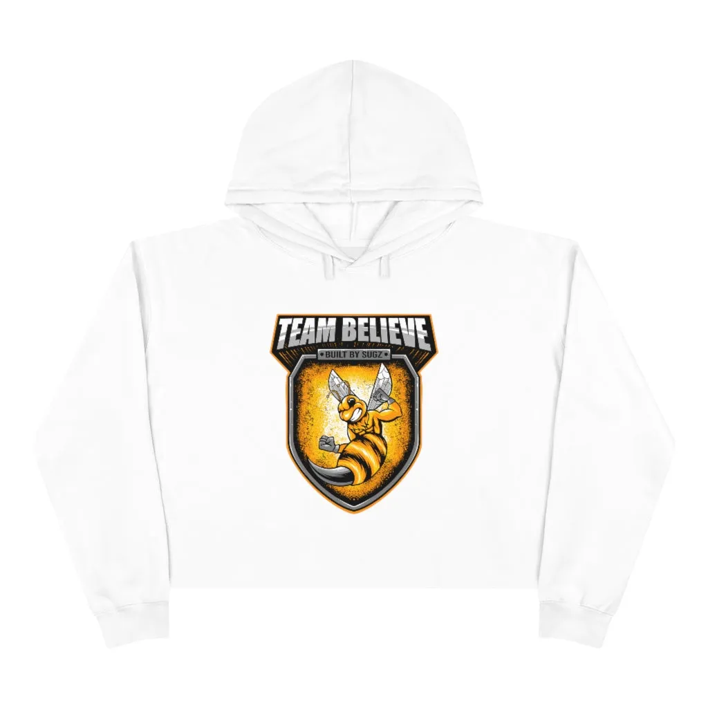 Team Believe Crop Hoodie