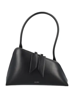 THE ATTICO Sunrise Mini Shoulder Handbag - Sleek Black