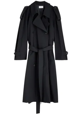 THE ROW Denver wool trench coat 
                         
                     
                