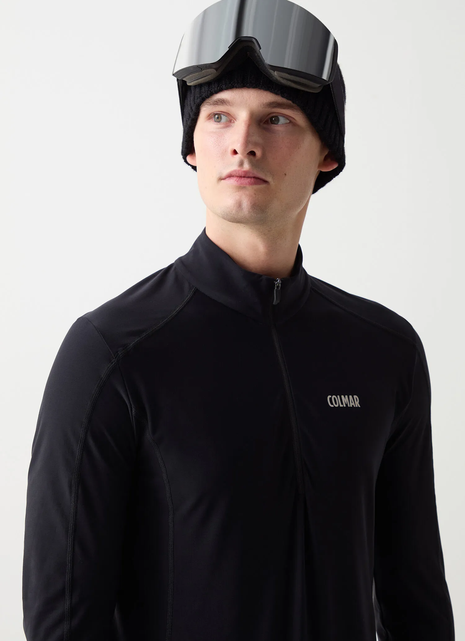 Thermal stretch ski sweater-