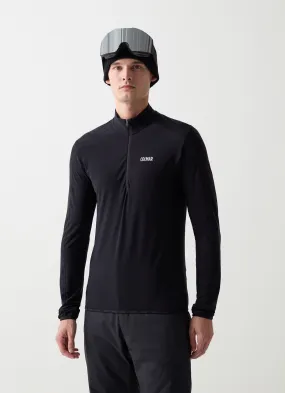 Thermal stretch ski sweater-