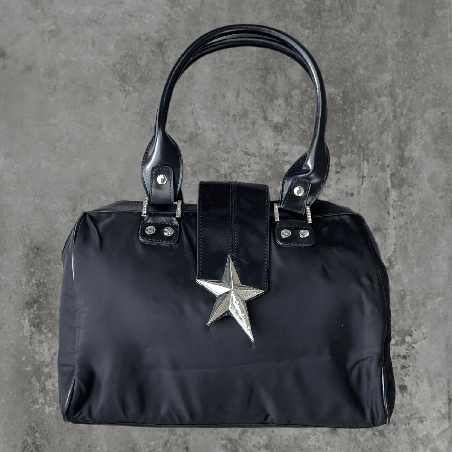 THIERRY MUGLER NYLON STAR HANDBAG