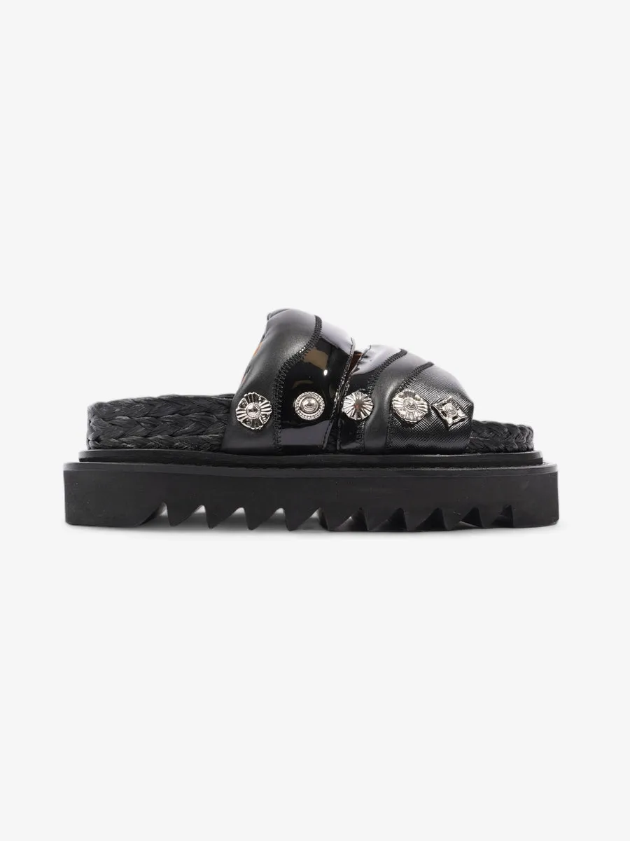 Toga Pulla Stud-Embellished Sandals  Black Leather EU 36 UK 3