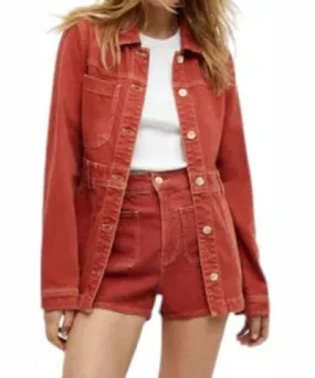 Veronica Beard Anzu Jacket In Brick