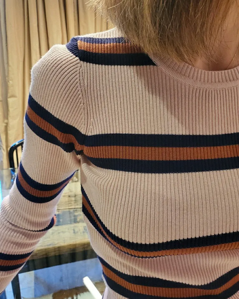 VERONICA STRIPE SWEATER DRESS