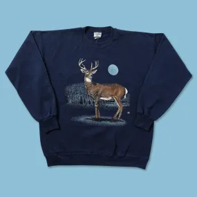 Vintage Deer Sweater Large