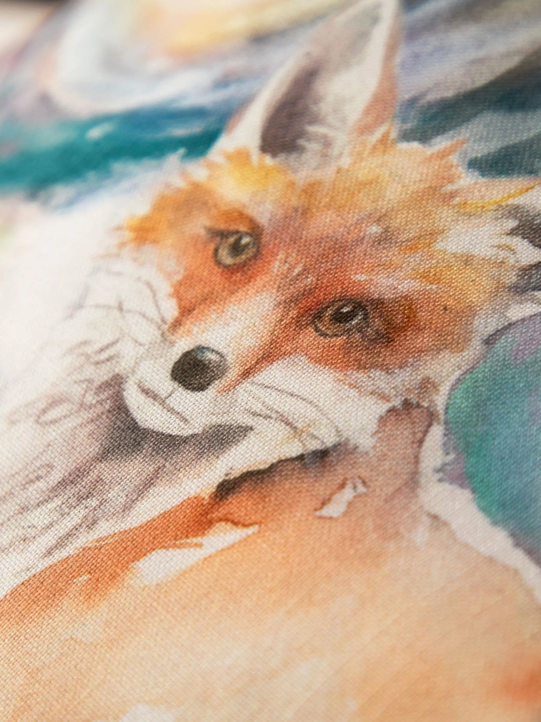Voyage Maison Multicolour Fox And Hare Outdoor Cushion