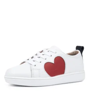 WALNUT Heart Sneaker Jnr Red