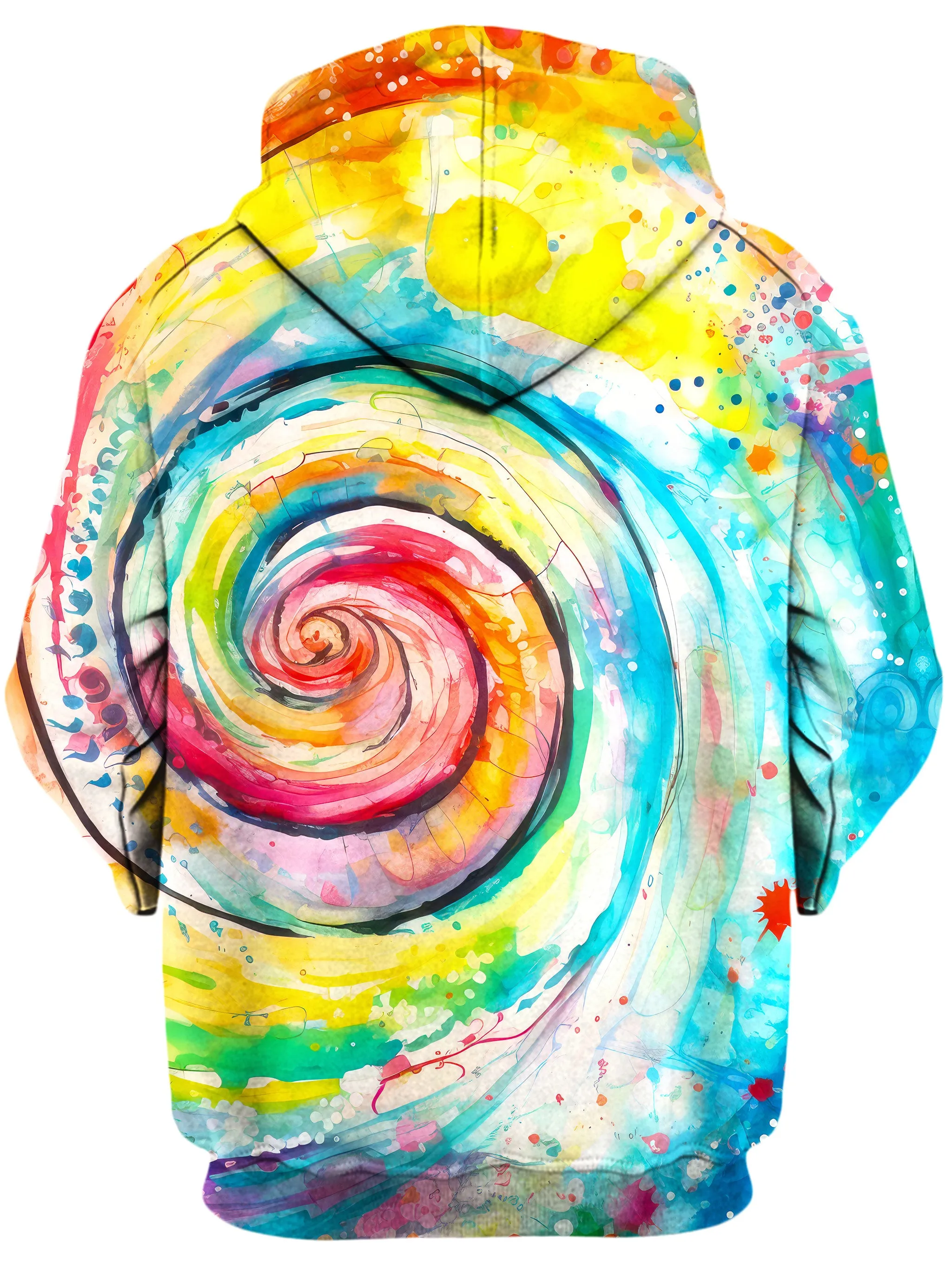 Water Color Swirl Unisex Zip-Up Hoodie