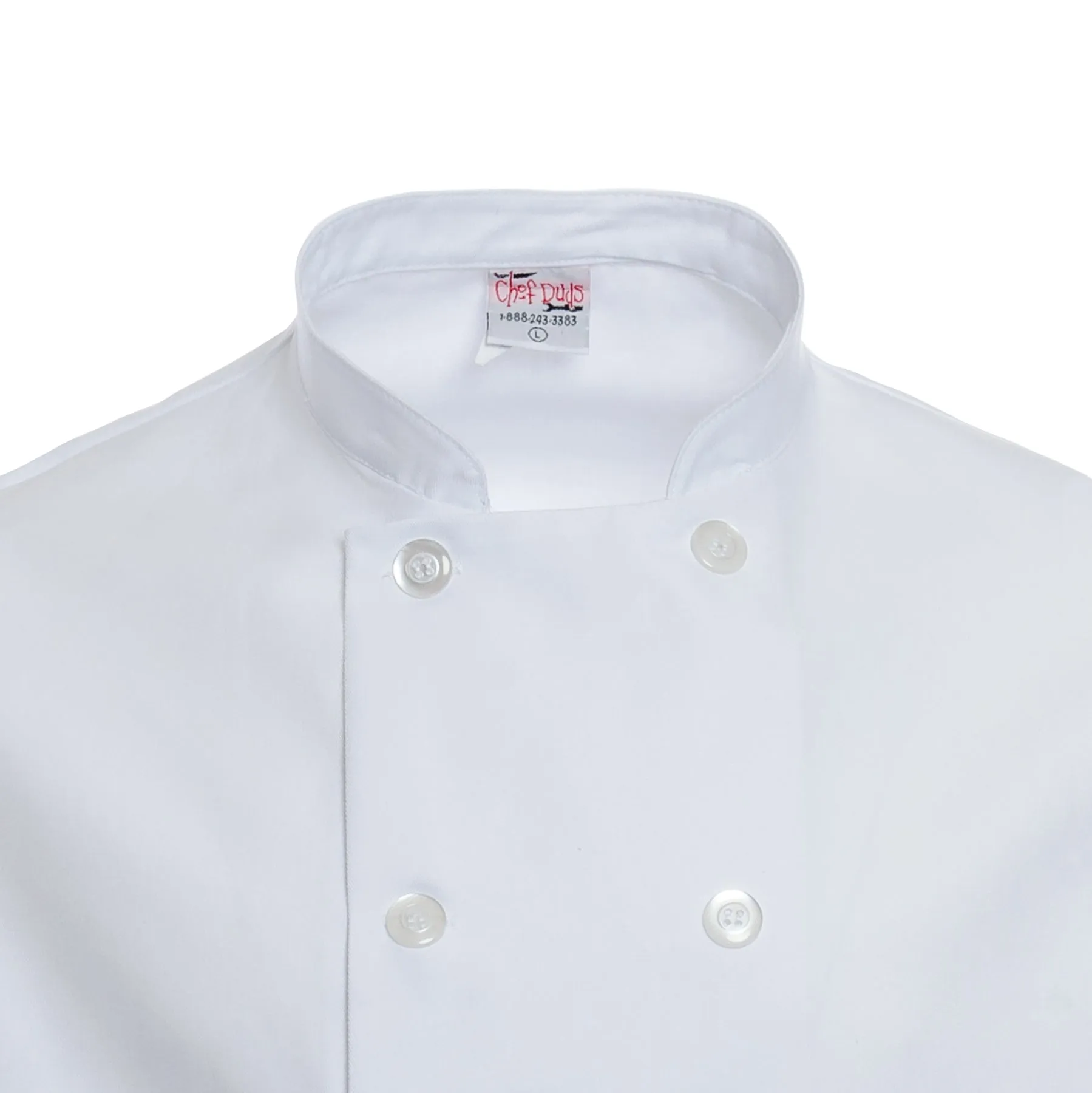 White Safety Sleeve Chef coat 7002