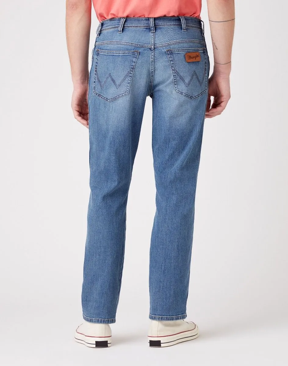 Wrangler Texas Stretch Denim Jeans Dusky Cloud