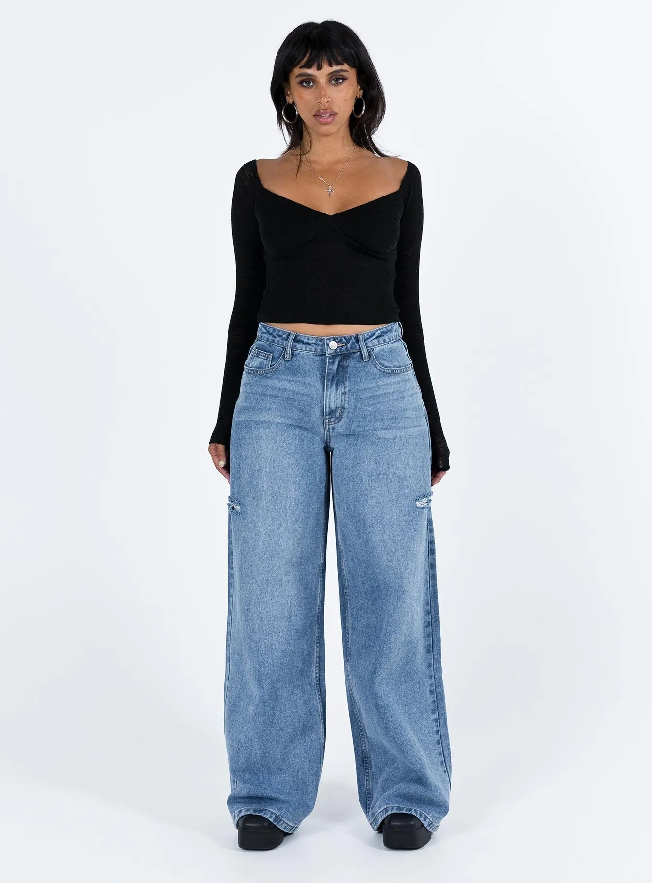 Zelda Off The Shoulder Top Black